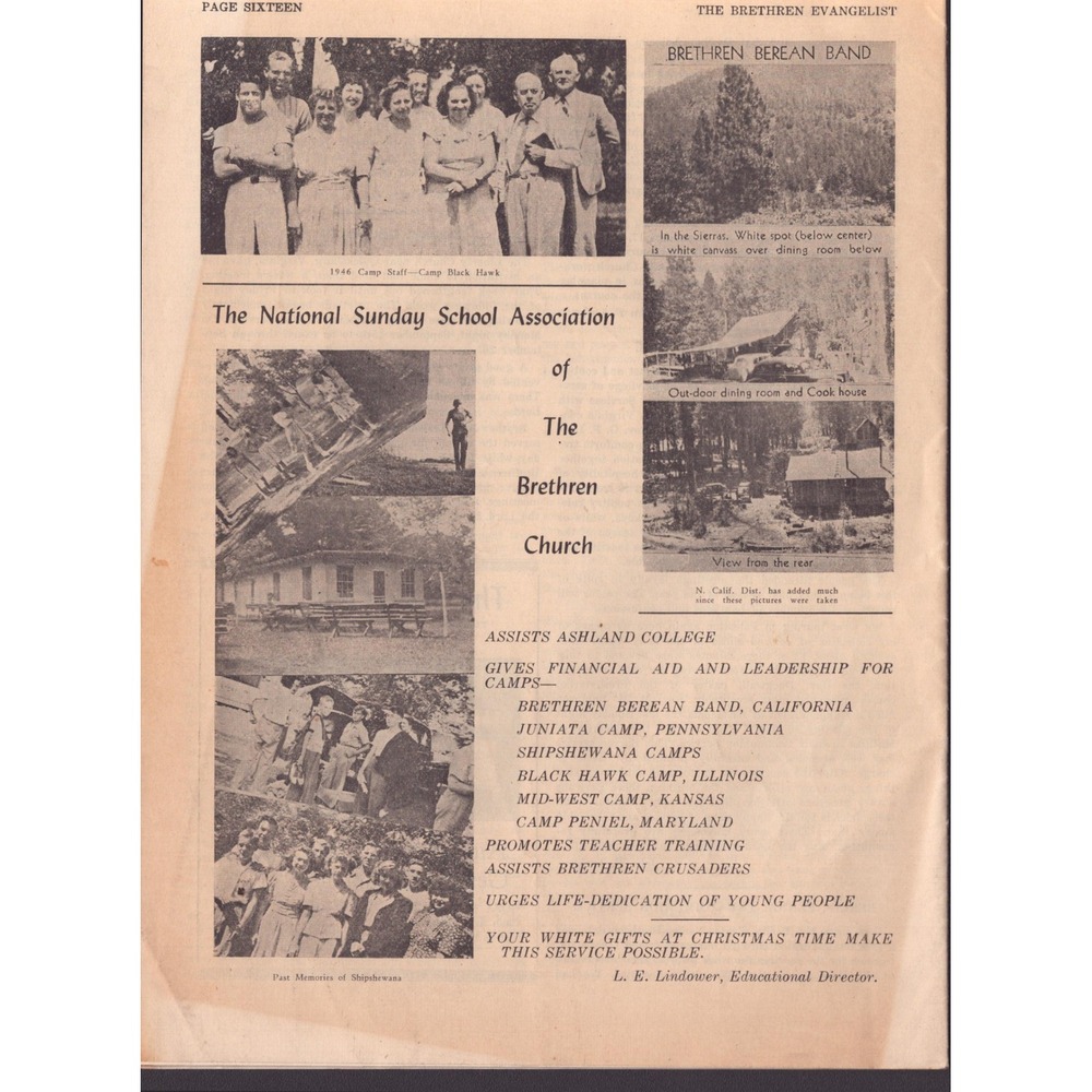 Vintage Brethren Church Magazine Lot 1940s-1960s Evangelist Womans Outlook Bible - Picture 3 of 13